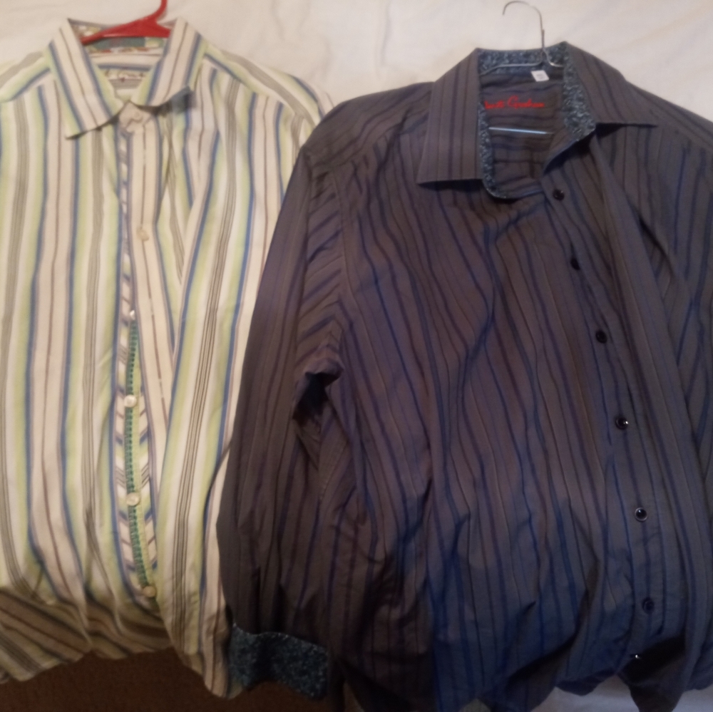 2 Robert Graham Shirts